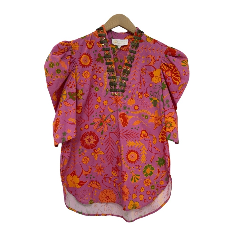 SHERIDAN FRENCH NATALIE BLOUSE SMALL NEW WITH TAGS